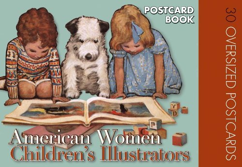American Women Childrens Illustrators Postcard Book 30 Oversized Postcards  2009 9781595833600 Front Cover