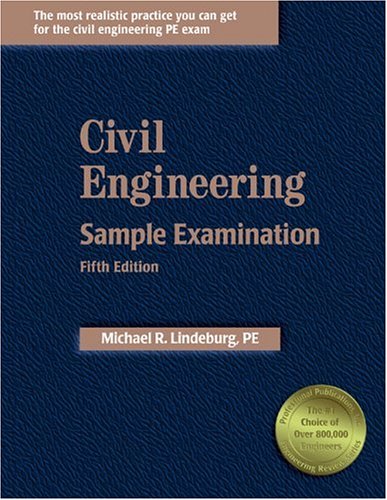 Civil Engineering Sample Examination 5th 2000 9781888577600 Front Cover