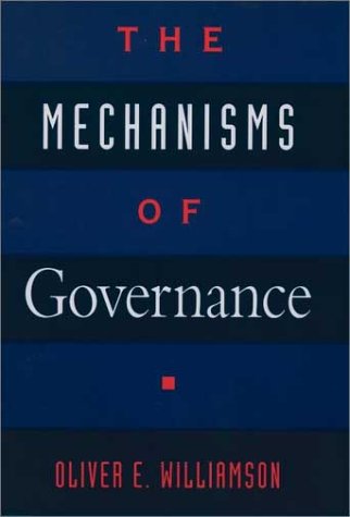 Mechanisms of Governance  N/A 9780195132601 Front Cover