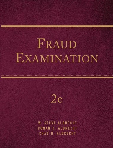 Fraud Examination  2nd 2006 9780324301601 Front Cover