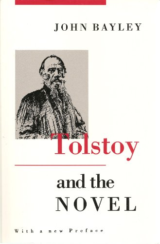 Tolstoy and the Novel  N/A 9780226039602 Front Cover