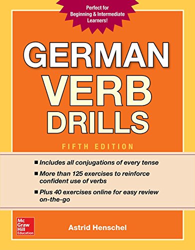 German Verb Drills, Fifth Edition  5th 2017 9781260010602 Front Cover