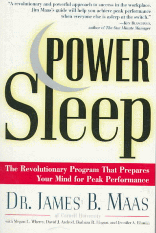 Power Sleep The Revolutionary Program That Prepares Your Mind for Peak Performance N/A 9780060977603 Front Cover