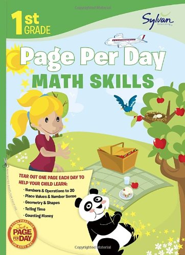 1st Grade Page per Day: Math Skills Math Skills # Numbers and Operations to 20, Place Values and Number Sense, Geometry and Shapes, Telling Time, and Counting Money N/A 9780307944603 Front Cover