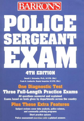Police Sergeant Exam  4th 2004 9780764123603 Front Cover