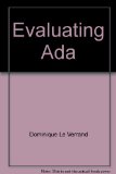 Evaluating Ada N/A 9780029476604 Front Cover