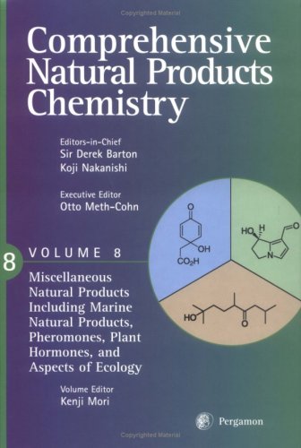 Miscellaneous Natural Products Including Marine Natural Products, Pheromones, Plant Hormones, and Aspects of Ecology  1999 9780080431604 Front Cover
