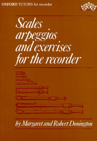 Scales, Arpeggios, and Exercises for the Recorder (Sopranino, Descant, Treble, Tenor, and Bass) N/A 9780193221604 Front Cover