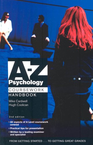 A-Z Psychology Coursework Handbook  2nd 2003 9780340872604 Front Cover