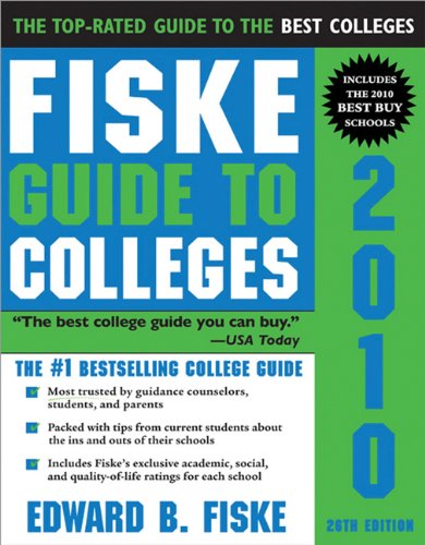 Fiske Guide to Colleges 2010  26th 2009 9781402209604 Front Cover