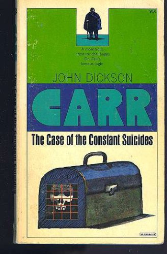 Case of the Constant Suicides N/A 9780020188605 Front Cover