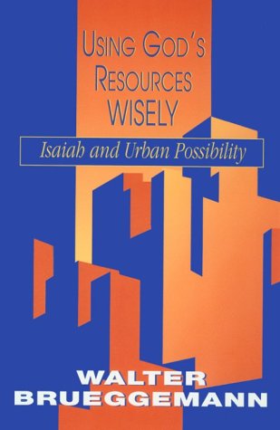 Using God's Resources Wisely Isaiah and Urban Possibility N/A 9780664254605 Front Cover