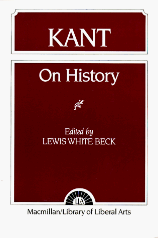 Kant On History  1963 9780023078606 Front Cover
