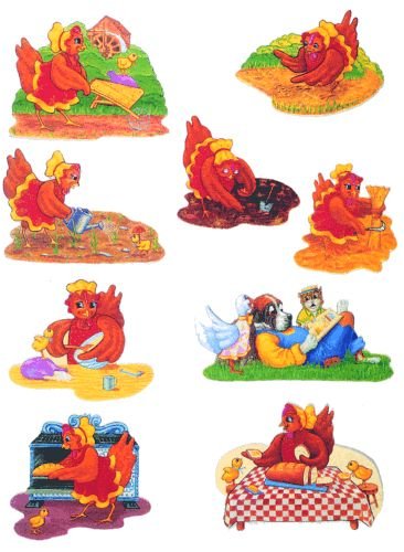 Nursery Story Time Felt Set: the Little Red Hen : The Little Red Hen  2001 9780768207606 Front Cover