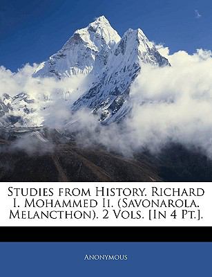 Studies from History Richard I Mohammed II N/A 9781141915606 Front Cover