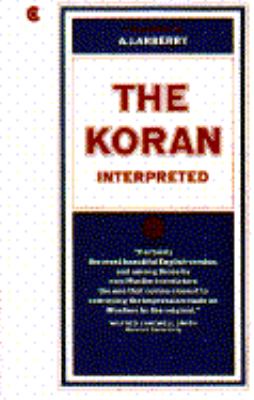 Koran Interpreted A Translation N/A 9780020832607 Front Cover