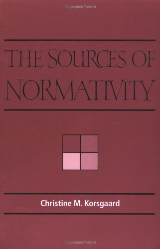 Sources of Normativity   1996 9780521559607 Front Cover