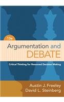 Argumentation and Debate  13th 2014 (Revised) 9781133311607 Front Cover