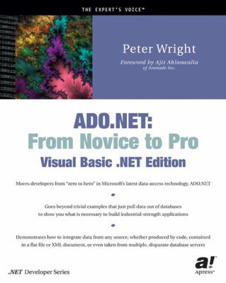 ADO. Net From Novice to Pro, Visual Basic . Net  2002 9781590590607 Front Cover