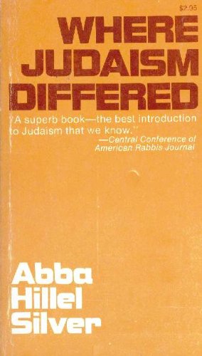 Where judaism Differed   1972 9780020893608 Front Cover