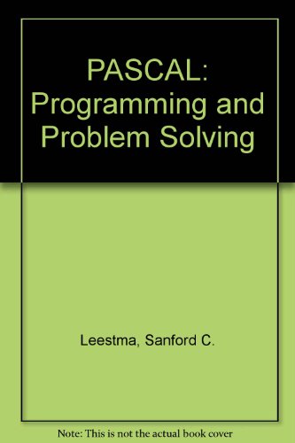 Programming with Pascal  1984 9780023694608 Front Cover