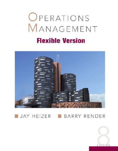 Operations Management  8th 2007 9780132370608 Front Cover