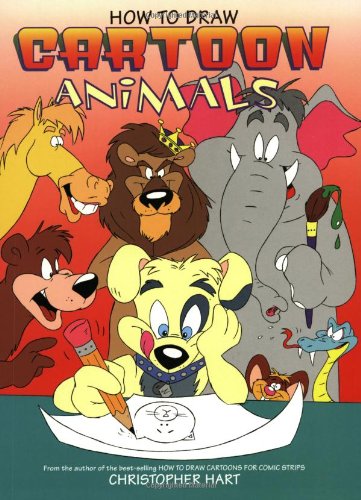 How to Draw Cartoon Animals   1995 9780823023608 Front Cover