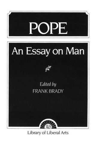 Pope Essay on Man  1965 9780023134609 Front Cover