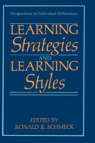 Learning Strategies and Learning Styles   1988 9780306428609 Front Cover