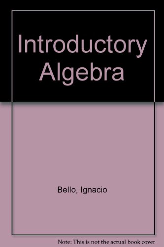 Introductory Algebra  3rd 1990 9780023079610 Front Cover