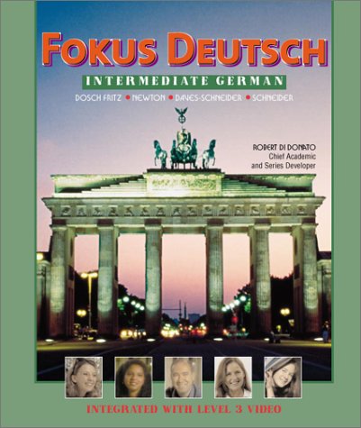 Fokus Deutsch Intermediate German (Student Edition + Listening Comprehension Audio CD)  2000 (Student Manual, Study Guide, etc.) 9780072336610 Front Cover