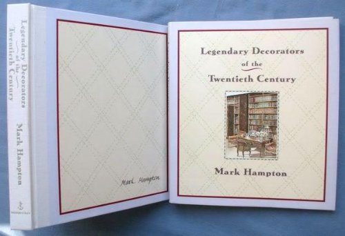 Legendary Decorators of the 20th Century  N/A 9780385263610 Front Cover