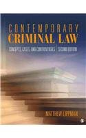 Contemporary Criminal Law, 2nd Ed + New York State Supplement for Lippman's Contemporary Criminal Law, 2nd Ed:  2009 9781412982610 Front Cover