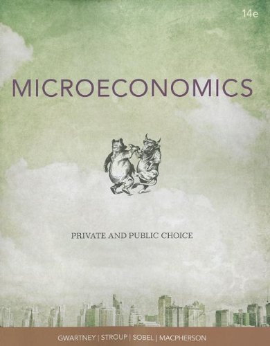 Microeconomics Private and Public Choice 14th 2013 9781111970611 Front Cover