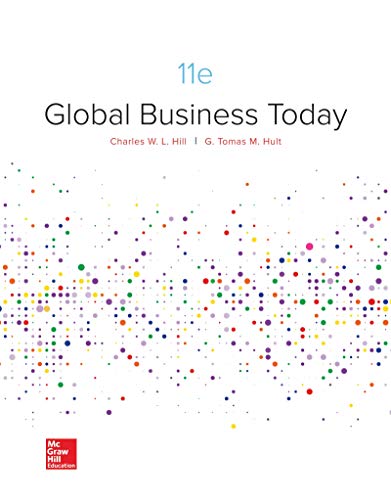 Loose-Leaf Global Business Today  11th 2020 9781260780611 Front Cover