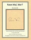 Ratet Mal, Wer? Skizzenbuch #6  N/A 9781484827611 Front Cover