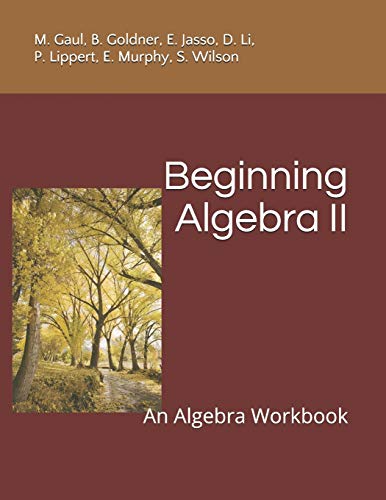 Beginning Algebra II An Algebra Workbook N/A 9781798898611 Front Cover