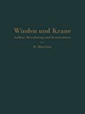 Winden und Krane   1932 9783662002612 Front Cover