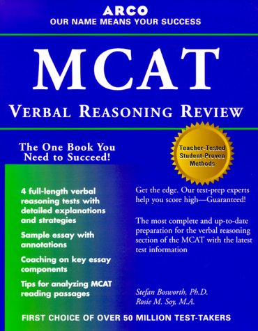 MCAT Verbal Reasoning Review  2000 9780028635613 Front Cover
