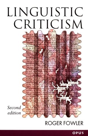 Linguistic Criticism  2nd 1996 (Revised) 9780192892614 Front Cover