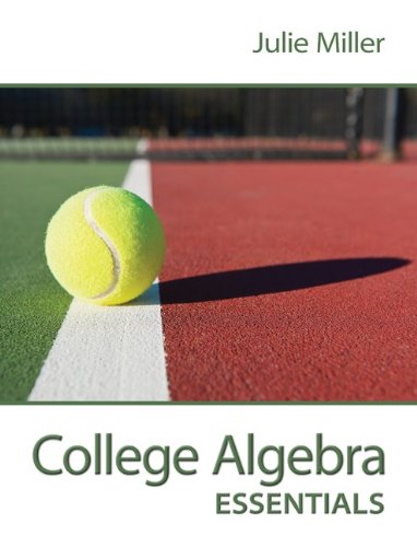 College Algebra Essentials   2014 9780078035616 Front Cover