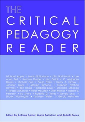 Critical Pedagogy Reader   2003 9780415922616 Front Cover