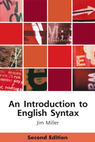 Introduction to English Syntax  2nd 2008 (Revised) 9780748633616 Front Cover