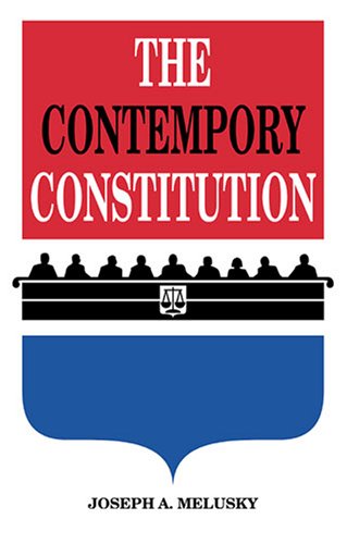 Contemporary Constitution Modern Interpretations  2006 9781575241616 Front Cover
