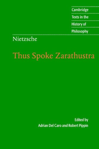 Nietzsche: Thus Spoke Zarathustra   2006 9780521602617 Front Cover