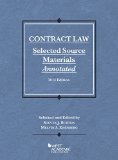 Contract Law, 2014: Selected Source Materials Annotated  2014 9781628100617 Front Cover