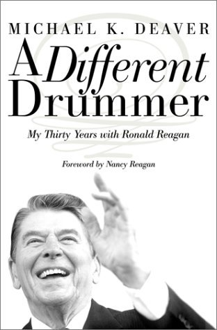 Different Drummer Thirty Years with Ronald Reagan Large Type  9780060185619 Front Cover