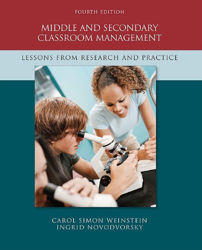 Middle and Secondary Classroom Management Lessons from Research and Practice 4th 2011 9780073378619 Front Cover