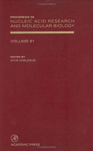Progress in Nucleic Acid Research and Molecular Biology   1998 9780125400619 Front Cover