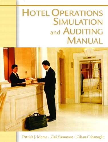 Hotel Operations Simulation and Auditing Manual   2007 9780131704619 Front Cover